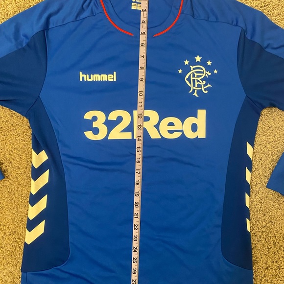 HUMMEL - Rangers F.C. 2018-19 Long Sleeve Home Kit Jersey - Size M/L - Picture 9 of 10